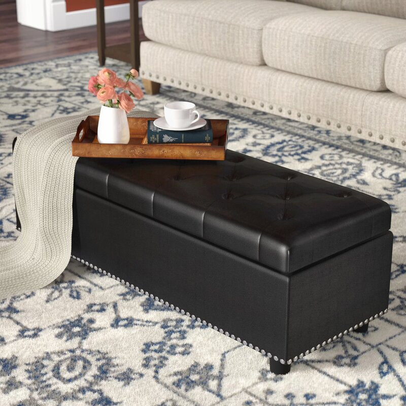 Arehart tufted outlet storage ottoman